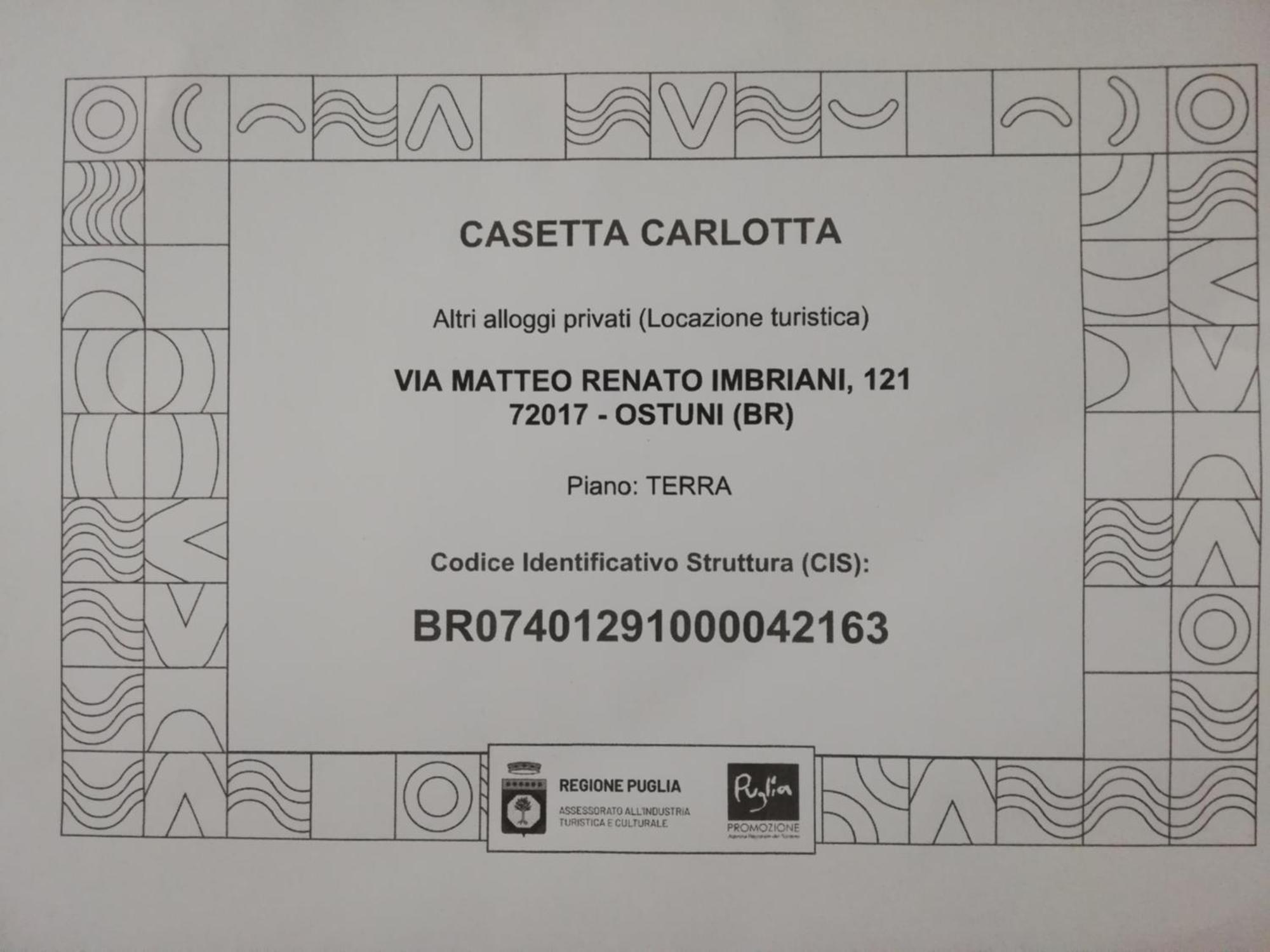 Casetta Carlotta 오스투니 외부 사진